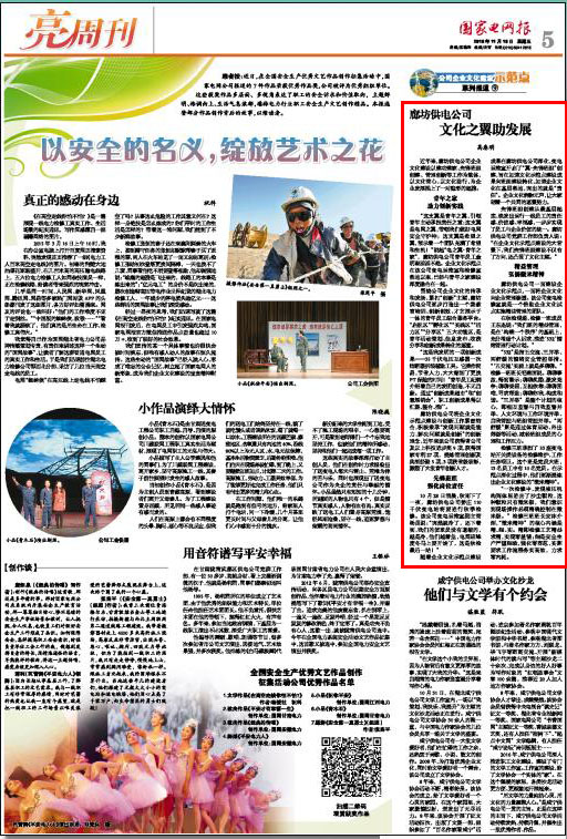 国家电网报：文化之翼助发展