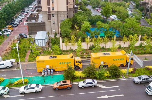 开云app官方版入口首例多台中压发电车并机微网保障民生用电